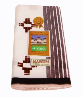 Ronaco Sarung Al-Azhar Harum Z4A1681 - Putih Coklat