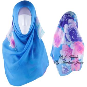 Pashmina Jilbab Hijab Scarf Motif Flower