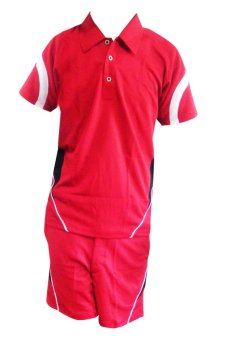 All Sport Baju Setelan Tenis TM 008 MH - Merah-Putih