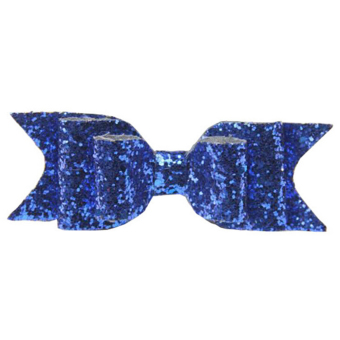 Headband Big Bowknot Hairpin Bling Hair Barrette for Girls (Blue) - intl