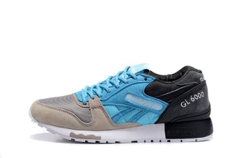Reebok Mens Casual Shoes GL6000 Sports Shoes Running Shoes Reebok Classical Walking Shoes (grey Blue) - intl