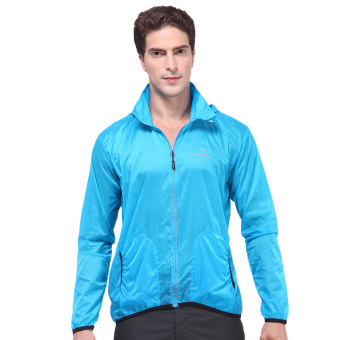 'Winliner Men''''s Uv Protection Skin Waterproof Multipurpose Jacket Blue'' - intl'