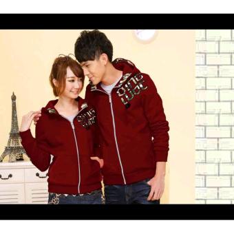 Sweater Couple Qing Army Maroon Babyterry