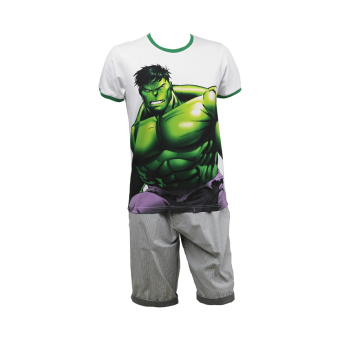 Marvel Hulk T-Shirt Short Sleeve White