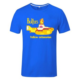 Cosplay Men's The Beatles Yellow Submarine T-Shirt (Blue)