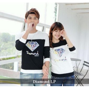 Toko Couple Online - Baju Lengan Panjang Murah - Baju Couple Diamond LP