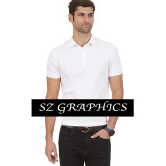 Sz Graphics/polo shirt/T Shirt polo Pria /Kaos Polo Pria /T Shirt Fashion Pria /T Shirt Polo Pria Kaos Polo Pria -Putih