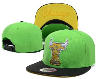 Women's Sports Hats Snapback Basketball NBA Fashion Chicago Bulls Caps Men's Bboy Sunscreen Unisex Bone Ladies Outdoor Green - intl