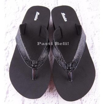 Bata Sandal Wanita Cantik Wedge 572-6548 Hitam