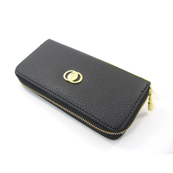 BRIGGS High Quality PU Leather Wallet Women Clutch Purse W-132 (Black) - Intl