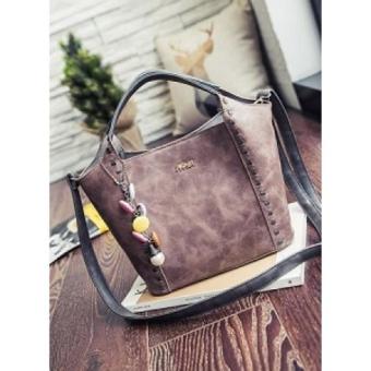 Triple 8 Collection Tas Fashion Wanita Hand Bag BAG2334-DARK KHAKI