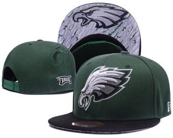 Snapback Men's Caps Hats Fashion Women's Philadelphia Eagles Sports Football NFL Bone Unisex Cool Cotton Adjustable Nice Green - intl