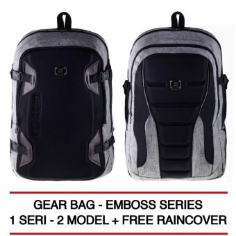 Gear Bag Backpack - Light Grey Series + FREE Raincover ( 1 SERI - 2 MODEL )
