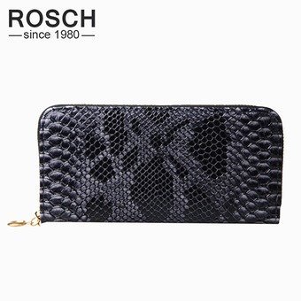 2017 Design New Fashion Women Wallets Famous Luxury Brand Top High Quality PU Leather Lady Purse Long Black Wallet Female Walet(Int: One size)