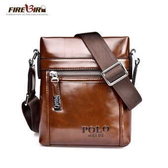 Bag men 2017 famous brands POLO men messenger bags genuine leather bag briefcase designer high quality shoulder bag FB2059(Int: One size) - Intl