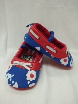 JBS Baby Sepatu Prewalker Girl - Red blue