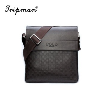 2017 special offer leather men messenger bag fashion brand men business crossbody bag brand POLO Shoulder Bag briefcase(Int: One size) - Intl