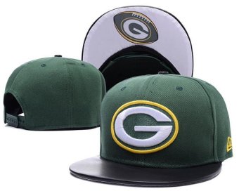 Men's Sports Caps Green Bay Packers NFL Women's Snapback Hats Fashion Bone Boys Cap Embroidery Unisex Simple Green - intl