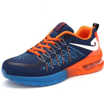 Needle Technology Air Cushion Running Shoes,Blue&Orange - intl