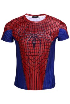 Cosplay Men's Marvel Spider-Man T-Shirt (Red)