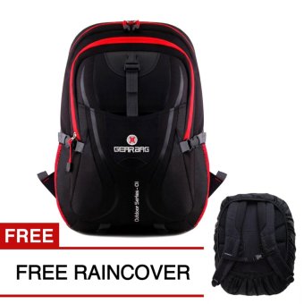Gear Bag - Scorpion X87 Backpack - Black Red + FREE Raincover