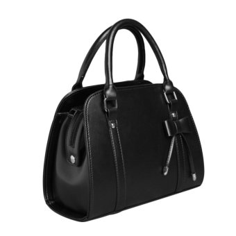 360DSC AILISHA Women's Bowknot Vintage Shoulder Bags PU Leather Hobo Messenger Lady Handbag - Black- INTL