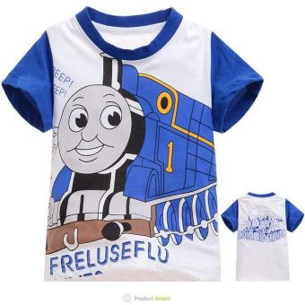 'Kisnow 2-12 Years Old Boys'' 95-145cm Body Height Cotton T-shirts(Color:as Main Pic) - intl'