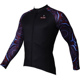 Men's Cycling Jersey Road Bike Bicycle Wear Racing Top Clothinglong sleeve shirt - INTL