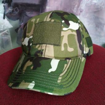 Gear Army Base Elite Military Army Hat TA01- Topi Army Velcro [Green Army TNIAD]