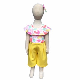 Toylogy Baju dan Celana Kulot Sonya Setelan Anak ( Children's Clothes Suit Sonya ) UK - S
