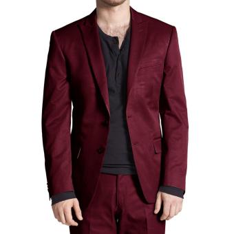 Gallery Fashion - Satu stell jas warna merah maru terbaru - 62