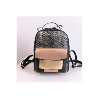 AMG European Famous Brand Backpacks for Women Snake Leather BackpacksPunk Rock Girls Designer Bags XB338