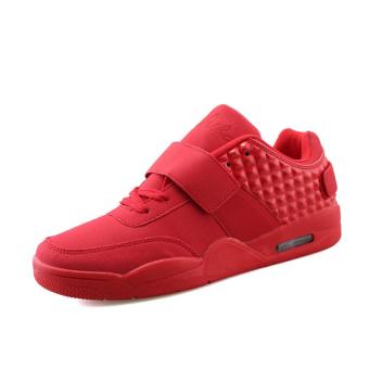 Brand men's sports basketball shoes summer breathable outdoors Couple Lovers basketball shoes for man (red) - intl