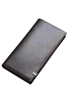 Yazilind Male Genuine Cowhide Leather Brief Short Design Men's Wallets Card Holder Wallet Purses (intl)