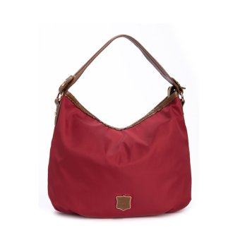 360DSC ROSE NOIRE Fashion Women Leisure Waterproof Nylon Handbag Shoulder Bag Crossbody Bag (Wine Red)- INTL