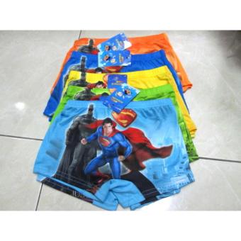 623 - 6pcs Celana Dalam Boxer Anak / CD Anak Superman