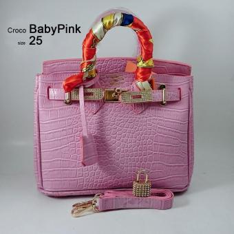 Multi Tas Handbag Crocodile Uk25 - Pink