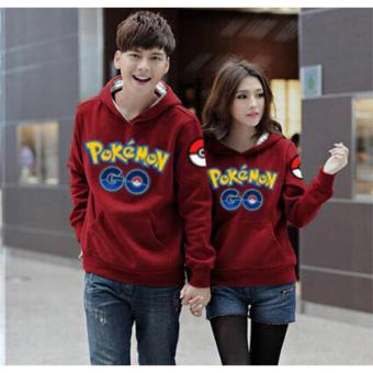 Hoodie Couple / Sweater Baju Pasangan Pokemon Go 10232
