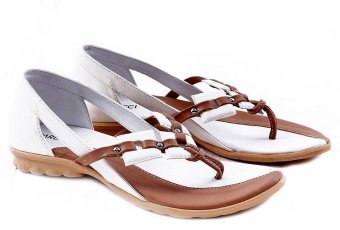 Garucci GGS 723 Sandal Casual Wanita (Putih Kombinasi)