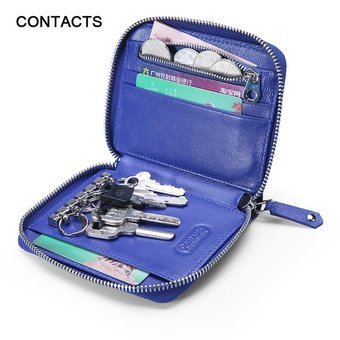 Blue Wallet High Quality Brand Women Wallet Brand Leather Purse Zipper Coin Small Wallets Purses Casual Hand Bags - intl