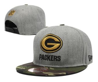 NFL Hats Caps Men's Football Sports Women's Fashion Green Bay Packers Snapback Sunscreen Girls Sports Boys Unisex Beat-Boy Grey - intl