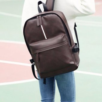 Tas Fashion Import - Backpack - High Quality - PU Leather - 1820 - Brown