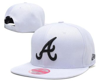 Men's Baseball Sports Hats MLB Women's Snapback Caps Atlanta Braves Fashion Embroidery Sun New Style Ladies Cap Fashionable White - intl