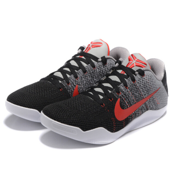 Basketball shoes for KOBE XI Elite Low 822675 060 Black/grey/red.