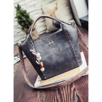 Triple 8 Collection Tas Fashion Wanita Hand Bag BAG2334-DARK GRAY