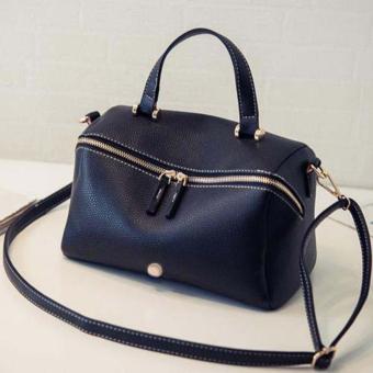Mellius Premium Tas Fashion Korea Sling Bag Best Quality Leather Warna Hitam