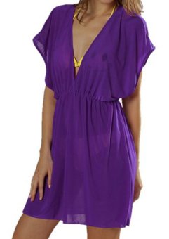 Fantasy Women's beach dress - Purple