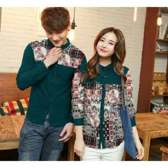 Couple Store Cs - Kemeja Couple New Butterfly Tosca