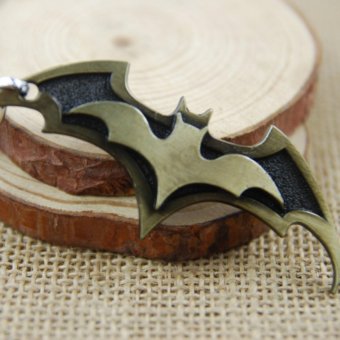 Batman Movie Keychain Super Hero Superhero Key Chain & Key Ring Holder Keyring Porte clef Gift Men Women Souvenirs - intl