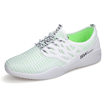 LCFU764 Men's Sporty Lace-Ups Shoes (white) (Intl)
